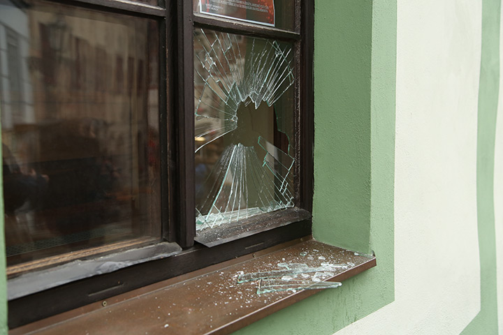 A2B Glass are able to board up broken windows while they are being repaired in Neath.